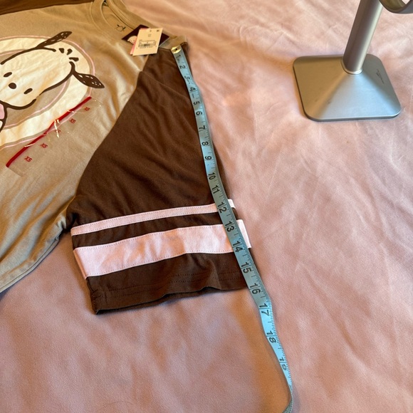 Sanrio pochacco Brown and Pink Short Sleeve Tee - Picture 8 of 9